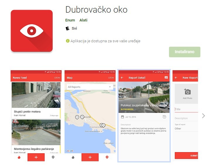 Građani i u 2021. aktivno koristili platformu Dubrovačko oko, riješena 381 prijava