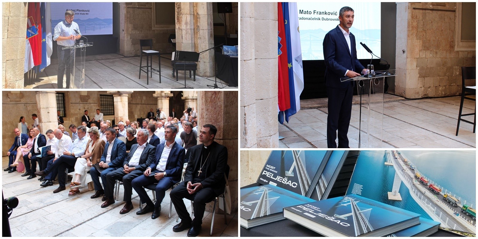 Gradonačelnik Franković u Sponzi nazočio predstavljanju monografije “Most Pelješac”