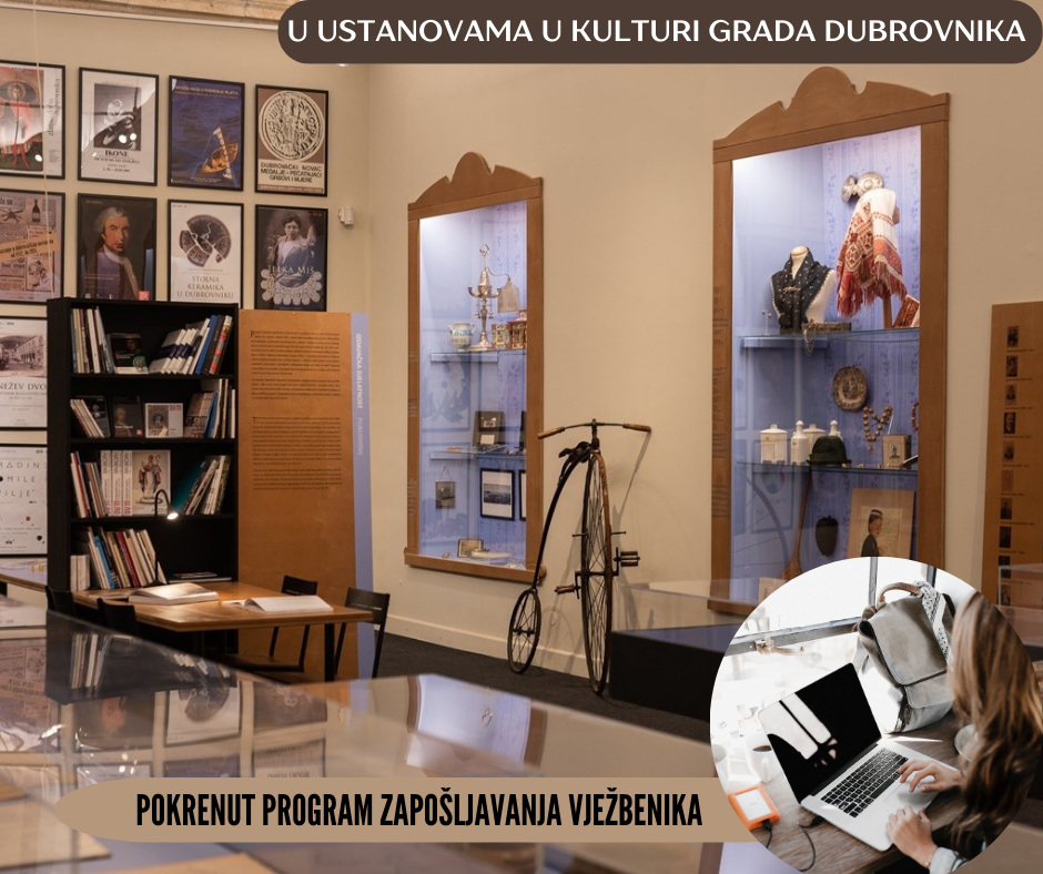 Pokrenut program zapošljavanja vježbenika u ustanovama u kulturi Grada Dubrovnika